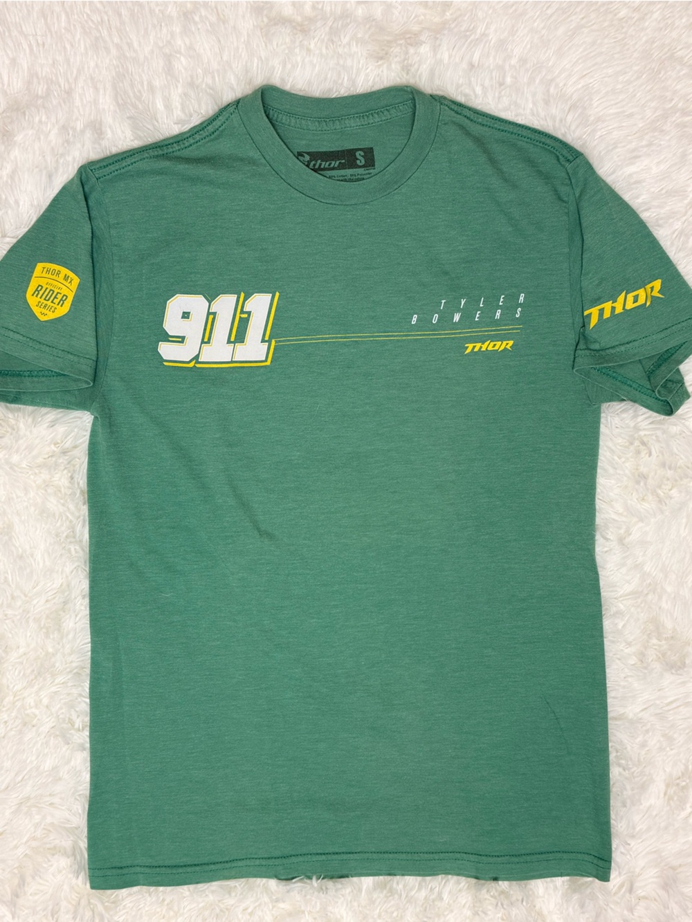 Throwback MX fans! Team Babbitts TYLER BOWERS THOR 911 TSHIRT